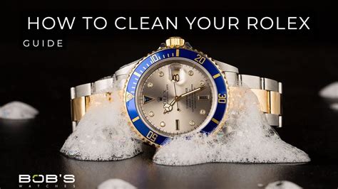 how to clean rolex stainless steel|how to open Rolex.